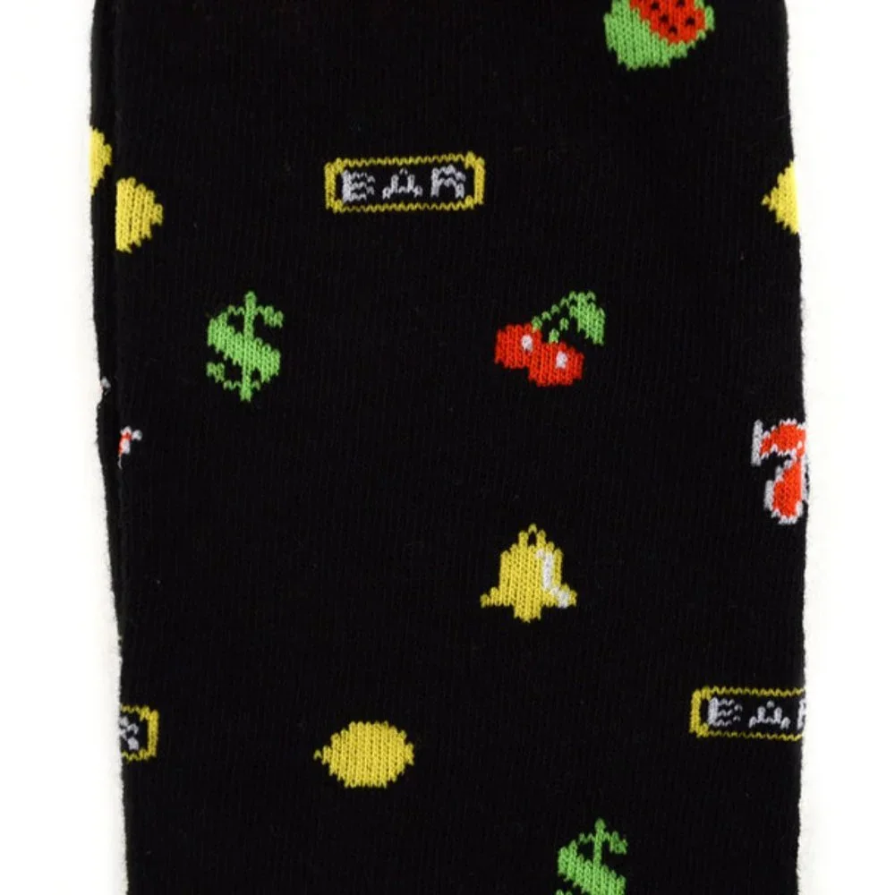 Men's Crew Socks Casino Theme - NWT
